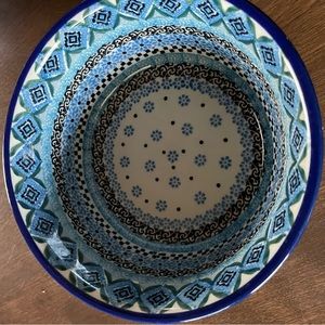 Beautifully hand painted polish pottery